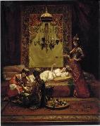 unknow artist Arab or Arabic people and life. Orientalism oil paintings 567 oil on canvas